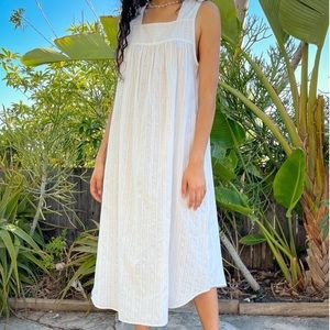 Lisa Says Gah White Tank Dress Size XS/S